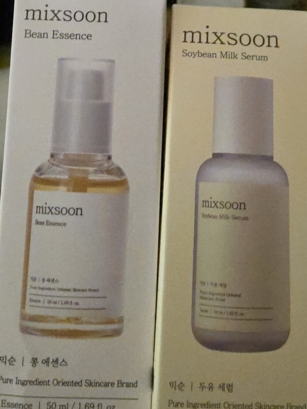 Mixsoon milk serum and bean essence